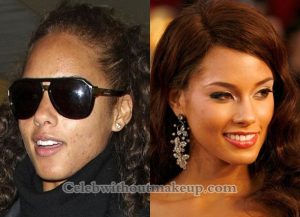 Alicia Keys Without Makeup