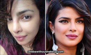 Priyanka Chopra no makeup