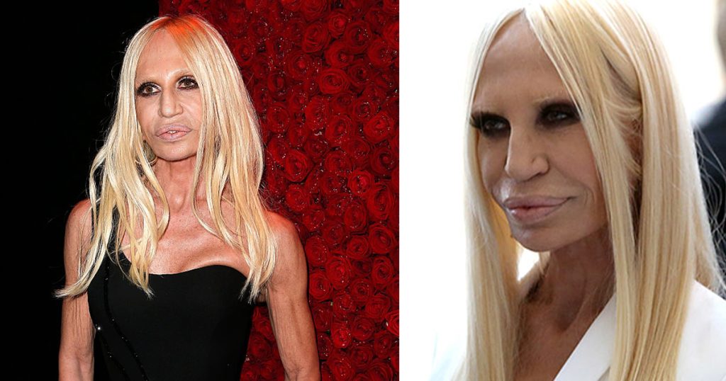 Donatella Versace No Makeup Celebs Without Makeup